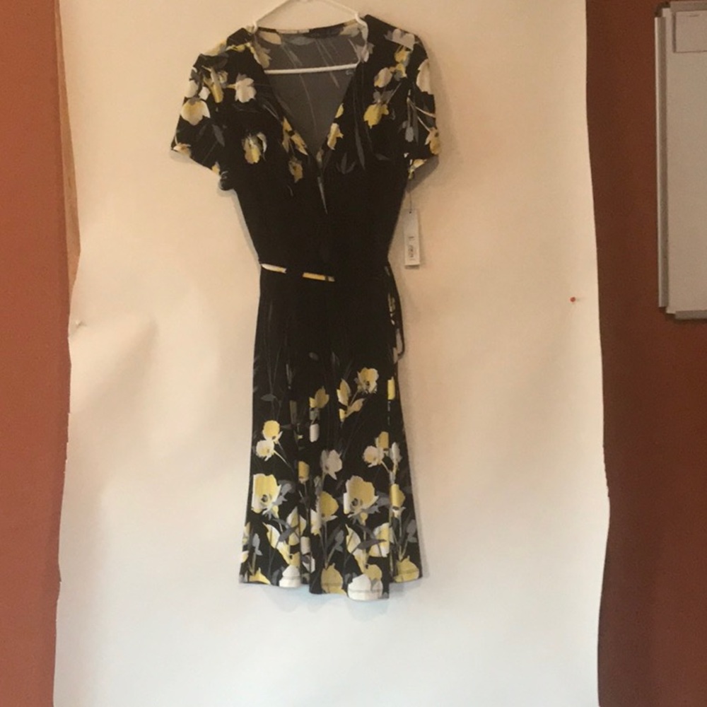 Womens nylon/spandex cap-sleeve dress